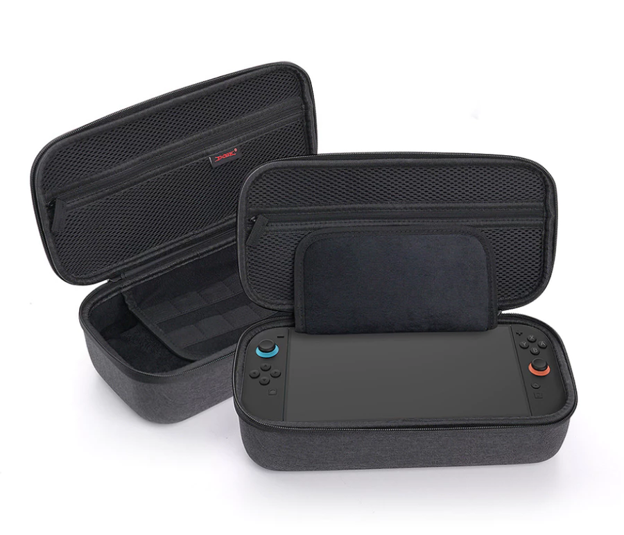 DOBE TNS-3176 กระเป๋าใส่เครื่อง Nintendo Switch2 แถมกล่องเก็บตลับเกม 8 ช่อง